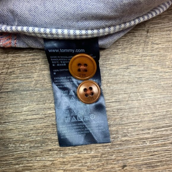 Tommy Hilfiger Mens Classic Fit Shorts 30 Orange - Picture 4 of 6